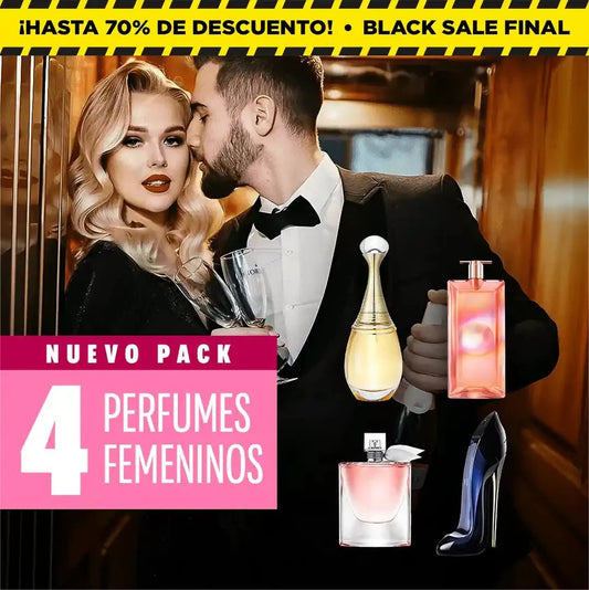 ¡PAGA 1 Y LLEVA 4! - Exclusivo Kit de Perfumes Premium